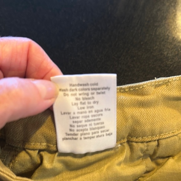 Judy Blue Green Cargo Pants Straight Leg Utilitarian - Picture 11 of 14